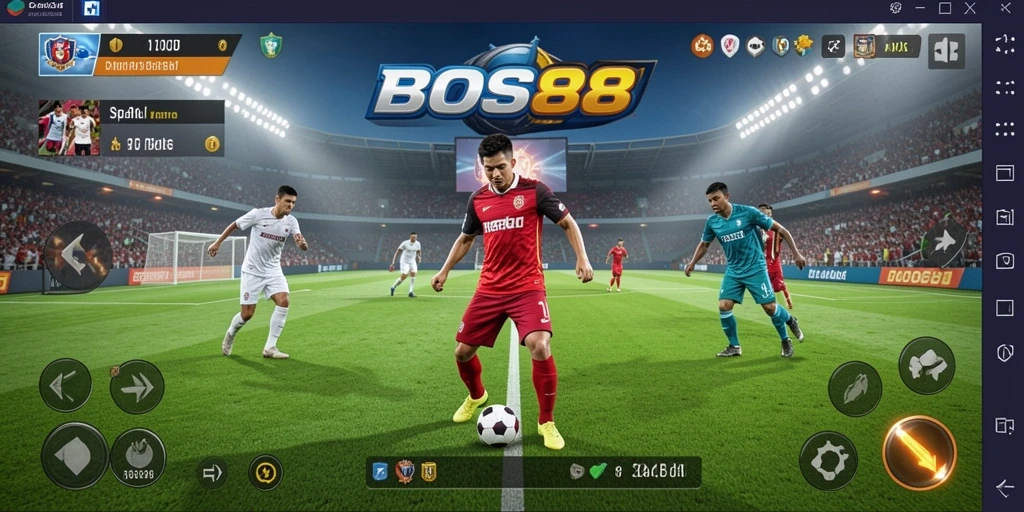 Tampilan gameplay seru dari BOS88 yang membawa pengalaman Football nyata.