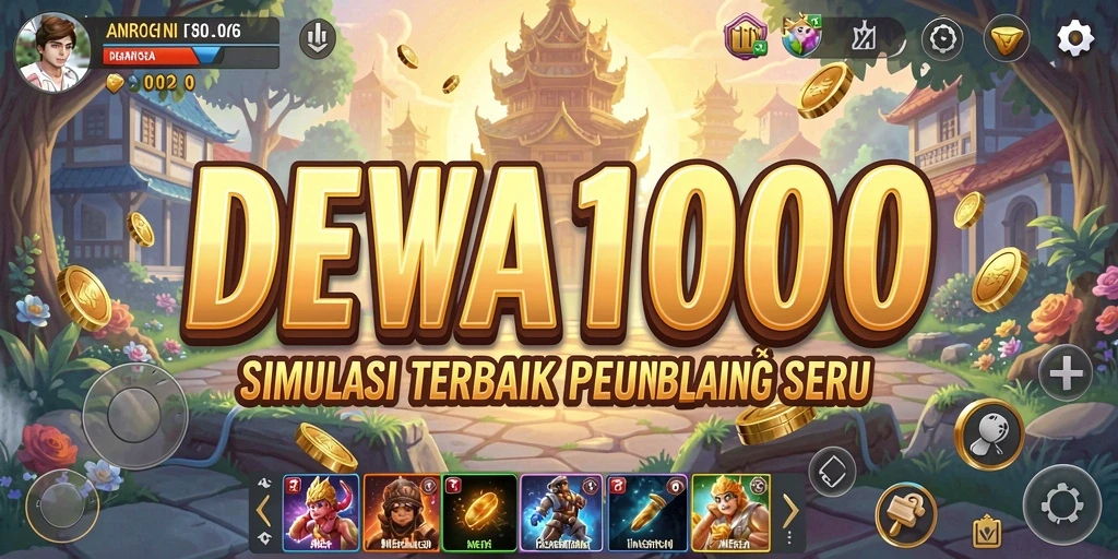 Tampilan gameplay DEWA1000 yang menarik dan interaktif.