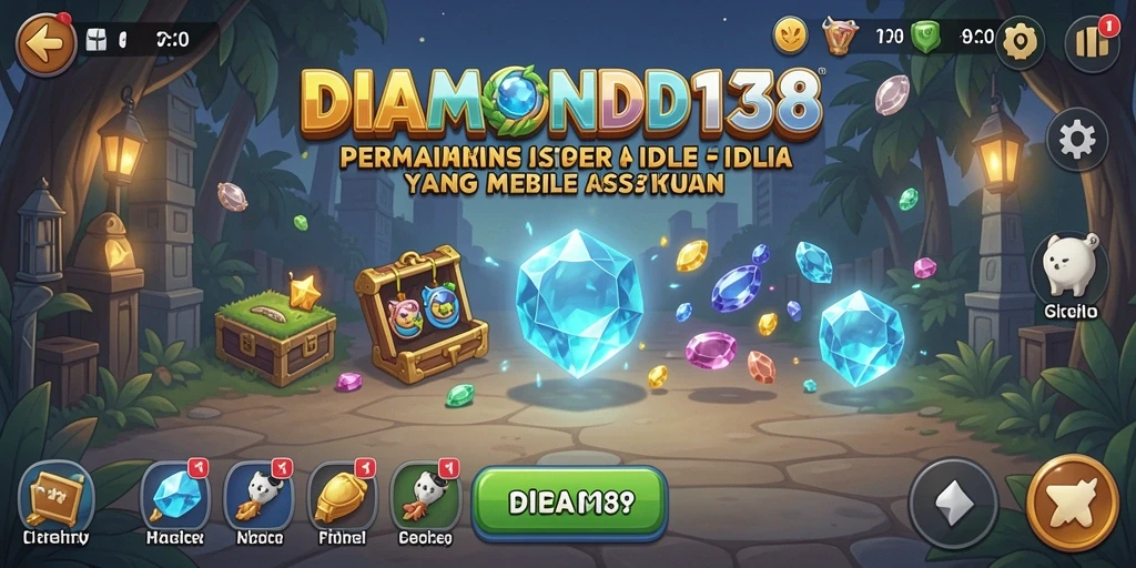 Tampilan gameplay mengasyikkan dan mudah dipahami dalam DIAMOND138.