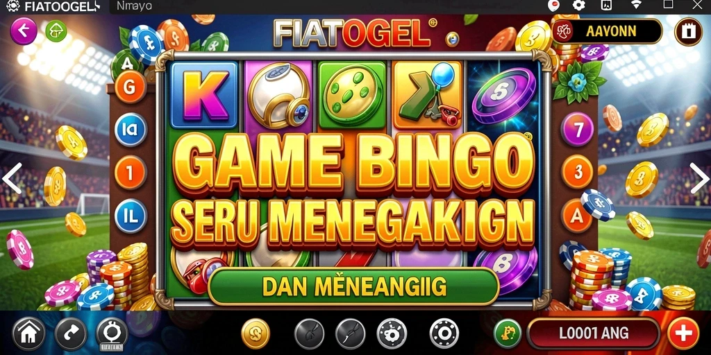 Gameplay seru FIATOGEL yang menghadirkan pengalaman bingo menarik.