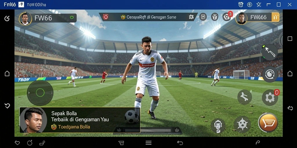 Tampilan gameplay FW66 yang mendebarkan dan realistis.