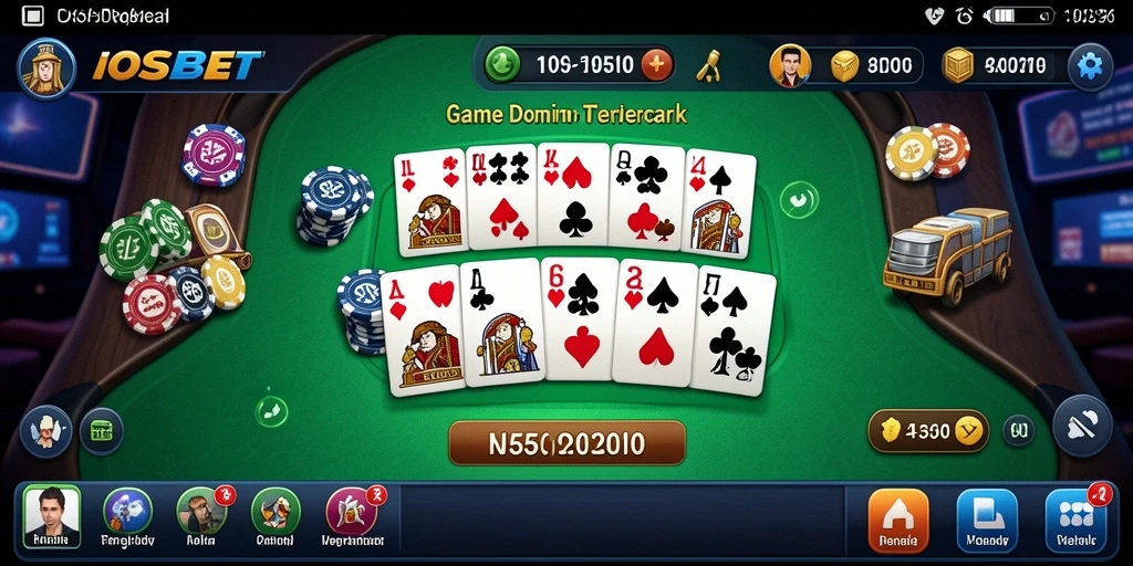Gameplay seru dan menantang dari aplikasi Domino IOSBET.