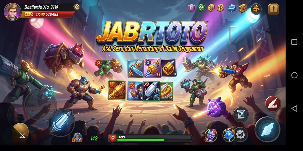 Tangkapan layar gameplay JABARTOTO dengan aksi yang mendebarkan.