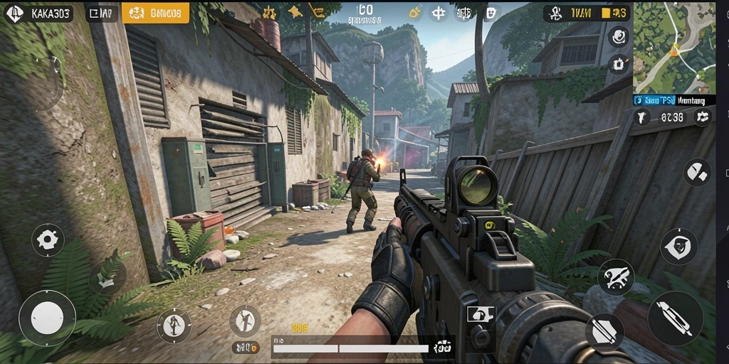 Tampilan gameplay KAKA303 yang mendebarkan dan penuh aksi.