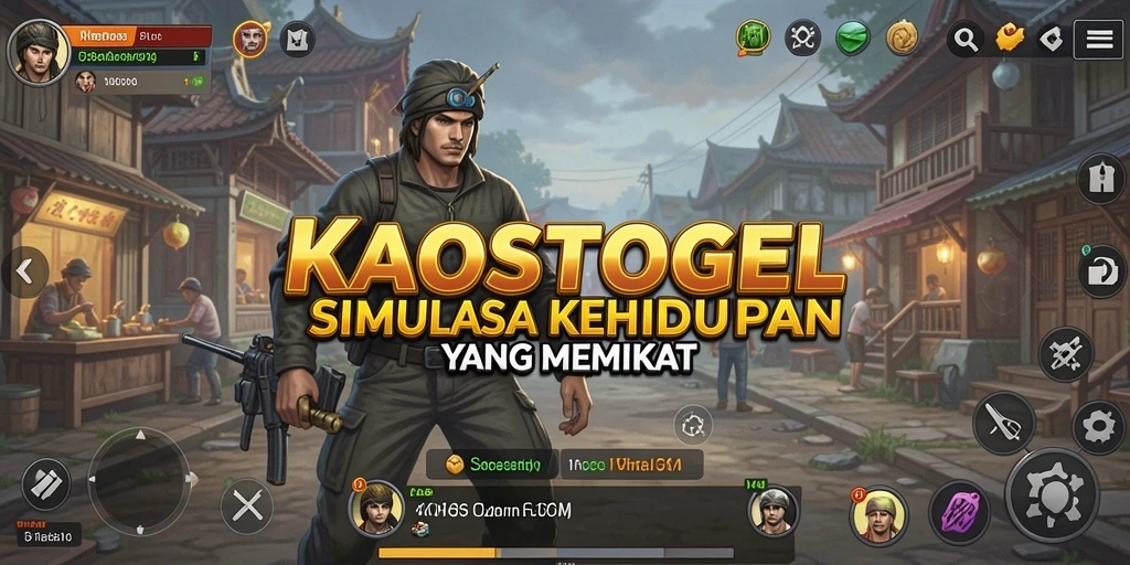 Tampilan gameplay KAOSTOGEL yang interaktif dan menarik.