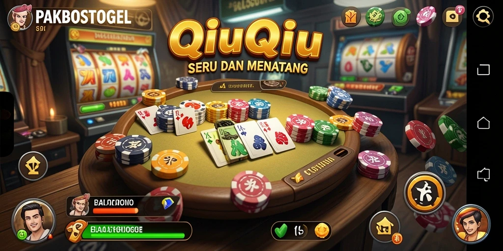 Tampilan gameplay QiuQiu yang menarik di PAKBOSTOGEL.