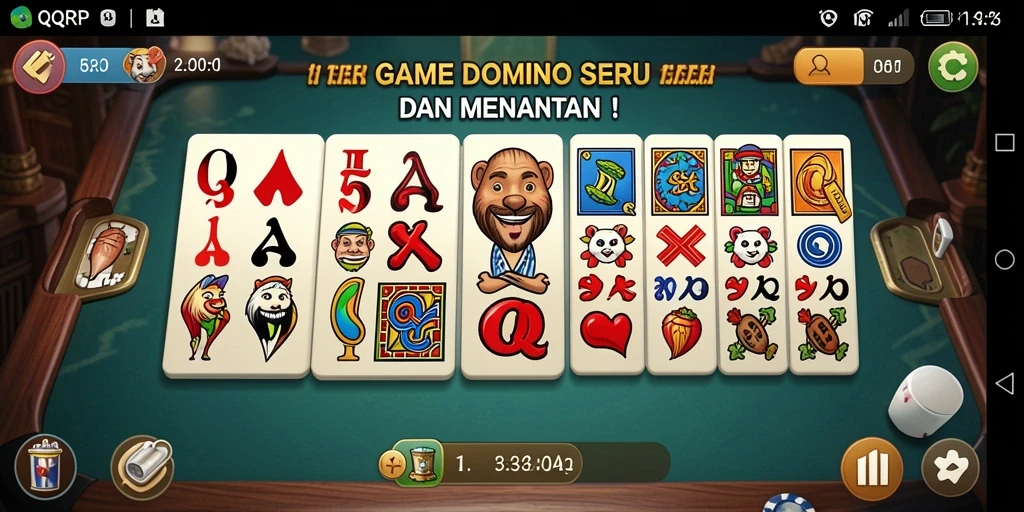 Screenshot menampilkan gameplay seru dari QQRP dengan pemain yang bersaing.