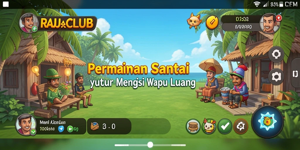 Screenshot RAJACLUB menampilkan gameplay yang menghibur dan menyenangkan.