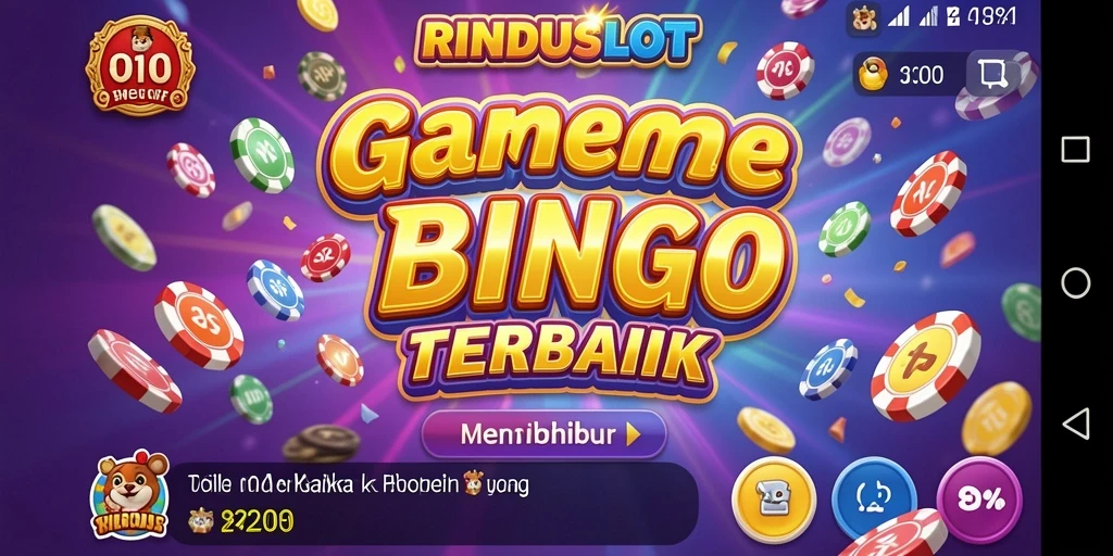 Screenshot gameplay RINDUSLOT yang penuh warna dan dinamis.