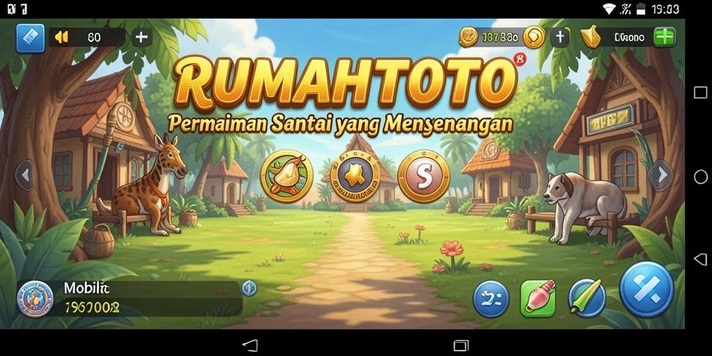 Tampilan menarik dari gameplay RUMAHTOTO yang menyenangkan.
