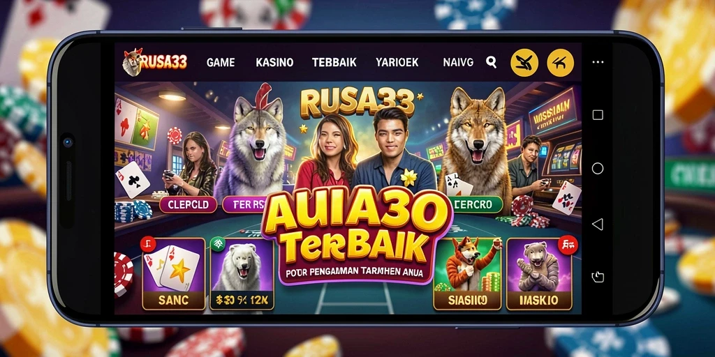 Screenshot gameplay RUSA33 menampilkan suasana Kasino yang mendebarkan.