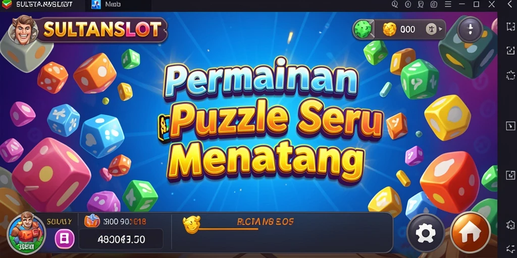 Tampilan gameplay SULTANSLOT dengan tantangan puzzle yang menarik.