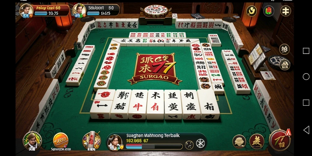 Tampilan gameplay Mahjong yang menarik di SURGA77.