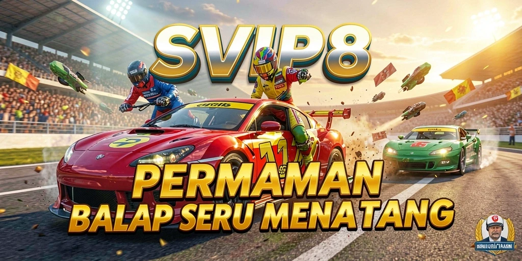 Tampilan gameplay balapan yang menarik dalam SVIP8.