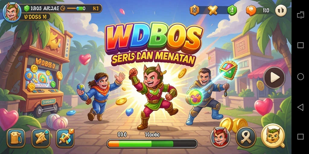 Tampilan gameplay WDBOS yang penuh aksi dan tantangan.