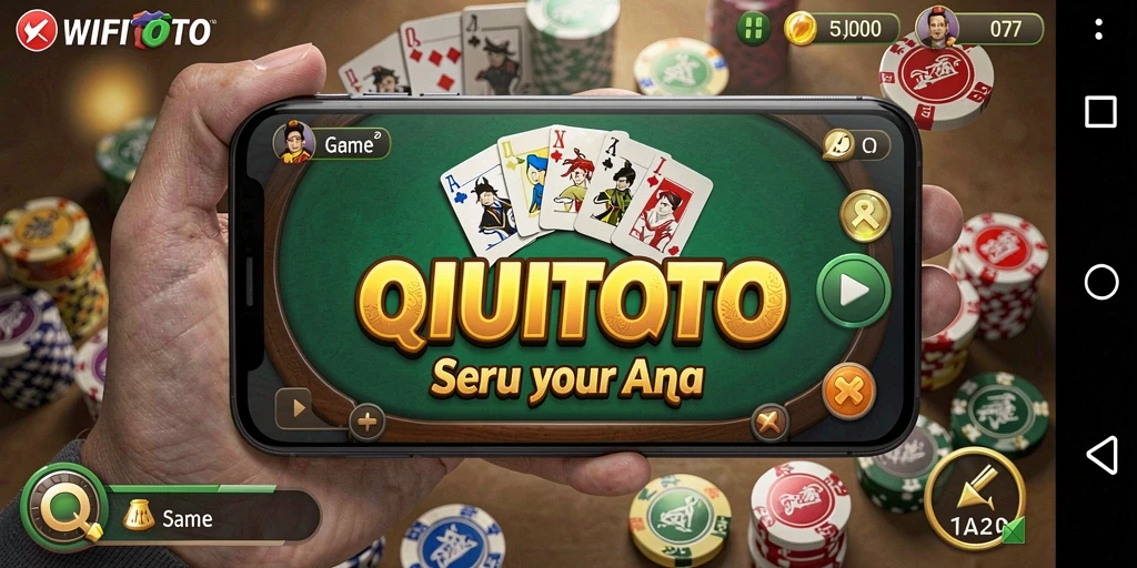 Gameplay seru QiuQiu dari WIFITOTO yang menegangkan.